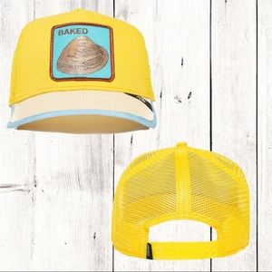 GOORIN BROS The Farm SnapBack Hat Cap Clam “TWICE BAKED” Exclusive Limited NEW